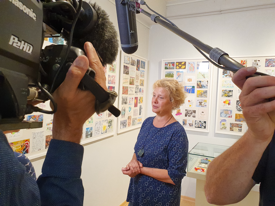 Mail Art Projekt – MDR Sachsenspiegel – atelier-pescha.de