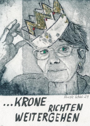 Krone richten weitergehen - Renate Winkler