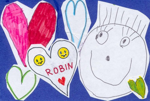Herzen für die Uroma - Robin (5 Jahre)