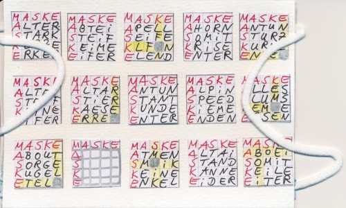 Maskenrätsel - Grit Zimmermann