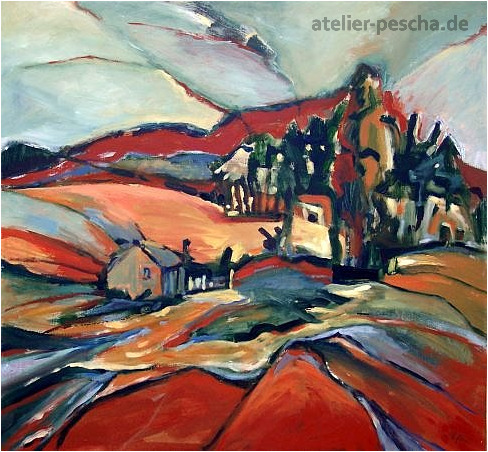 Landschaft in Rot (2004)